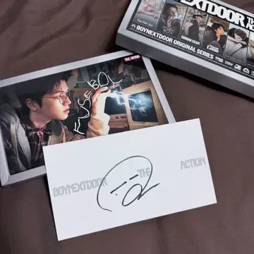 boynextdoor 리우 미국 친필 사인