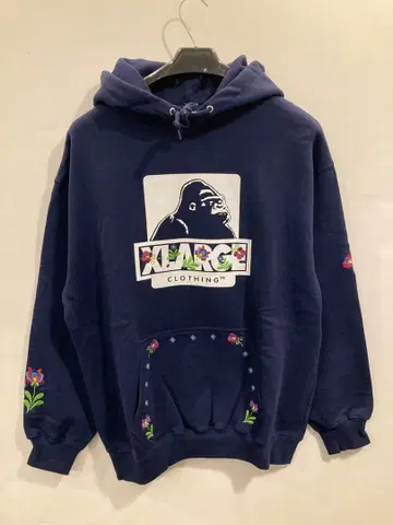 XLARGE 후드티 사이즈 M M사이즈 NAVY 엑스라지