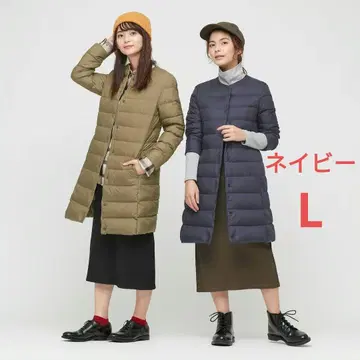 유니클로 울트라 라이트 다운 컴팩트 코트 네이비 L