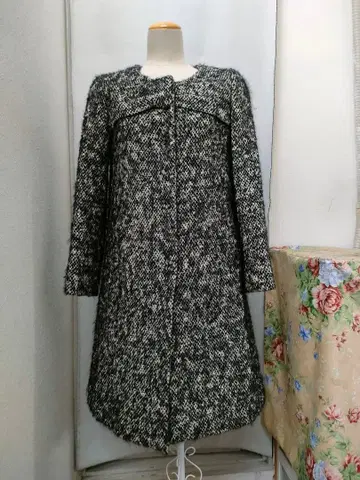 스트로베리 필드 모헤어 노카라 코트