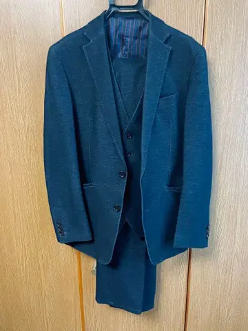 데님 조 스트레치 캐주얼 수트 셋업