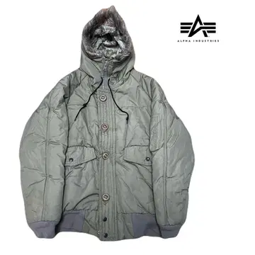 ALPHA INDUSTRIES/플라이트 자켓/M/카키