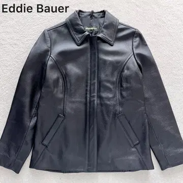 새상품급 Eddie Bauer 에디 바우어 가죽 자켓 블루종