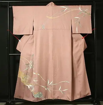 7645 S~M 사이즈 수제 염색 호몬기 금채 대나무 문양 새상품급