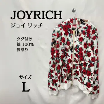 택 포함 새상품 JOYRICHA 꽃무늬 후드티 L 사이즈