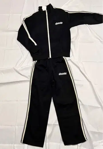 shoundy 블랙 스트라이프 저리 상하의 세트