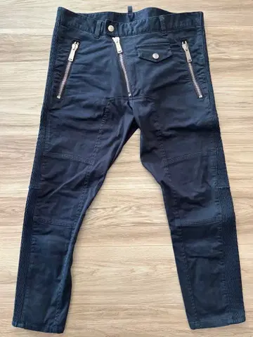 [ DSUARED 2 ] 슬림핏 지퍼 팬츠