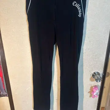 새상품급 Callaway 블랙 슬림핏 팬츠 L