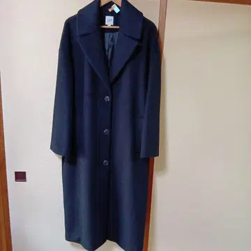 GAP 블랙 체스터 롱 코트 L 사이즈