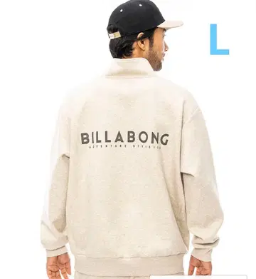 미사용 새상품 BILLABONG 하프 집 맨투맨 자켓