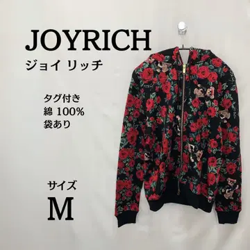 택 포함 새상품 JOYRICHI 꽃무늬 후드티 M 사이즈