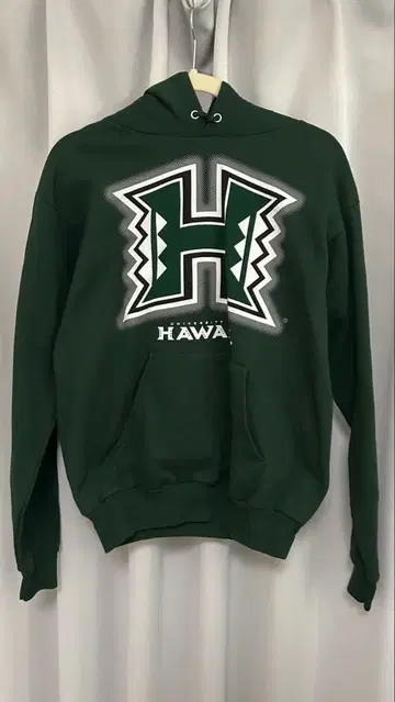 Hanes Hawaii university 로고 후드티