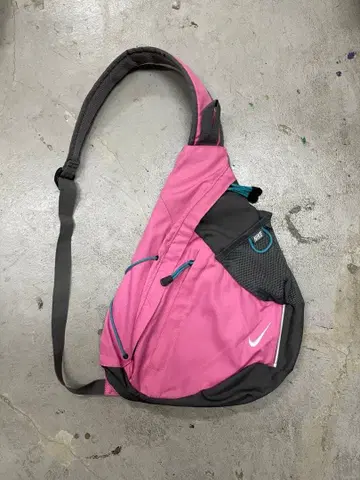 90s NIKE 나이키 원 숄더백 y2k 핑크 자수 테크