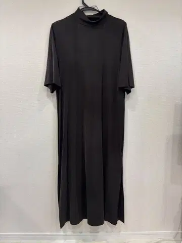 08sircus 브라운 하이넥 티셔츠 원피스 반팔