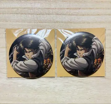 진격의 거인 WIT 캔뱃지 리바이 후회 없는 선택 2개 세트