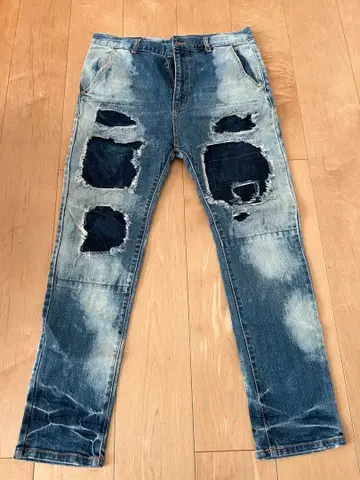 LEFLAH 데미지 데님 L 사이즈