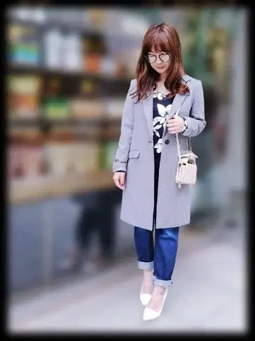 FRAY I.D 프레이 아이디 체스터 코트 그레이 출퇴근 취업