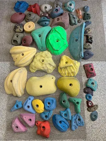 중고 클라이밍 홀드 54개