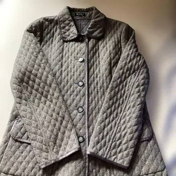 BIKI 그레이 퀼팅 자켓