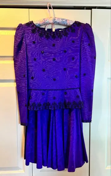 LANCETTI 실크 드레스 퍼플 셋업 사이즈 40