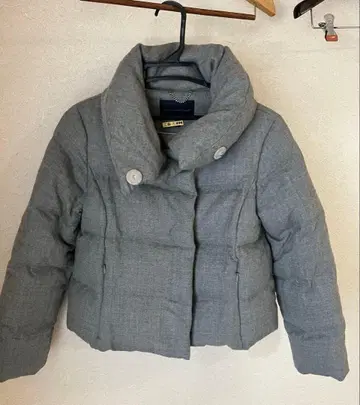 [ 새상품급 ] BANANA REPUBLIC 그레이 숏 다운 자켓