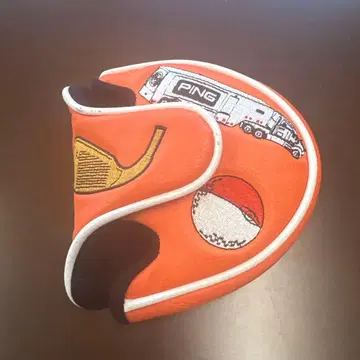 PING 퍼터용 골프헤드커버 오렌지