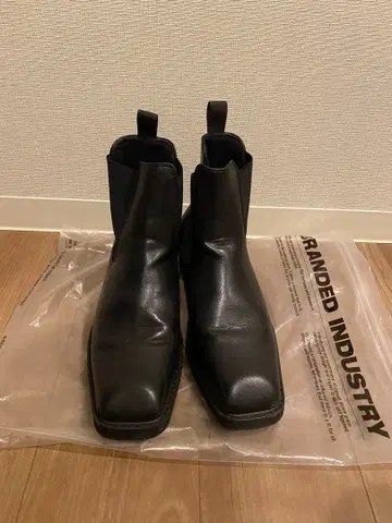 글라벨라 힐업 스퀘어토 사이드 고어 힐 부츠