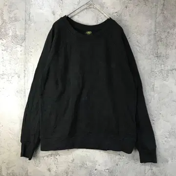 B702 구제 의류 트레이닝복 맨투맨 래글런 블랙 무지 90s Y2K