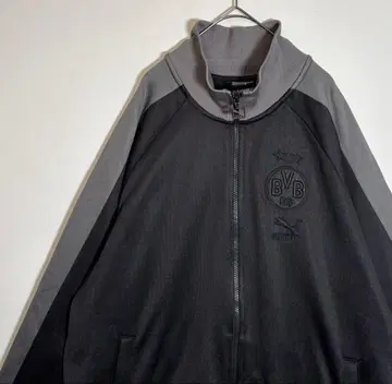푸마 BVB 보루시아 도르트문트 자수 로고 트랙 자켓