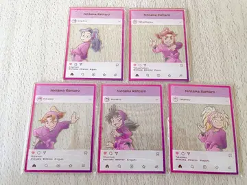 닌타마 란타로 아크릴 트레이딩 카드 플레이트 인스타풍 4학년 세트