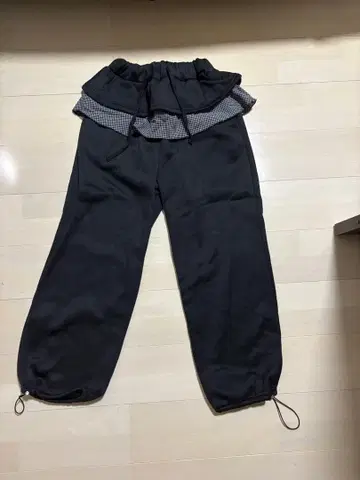 레이어드 스커트 팬츠