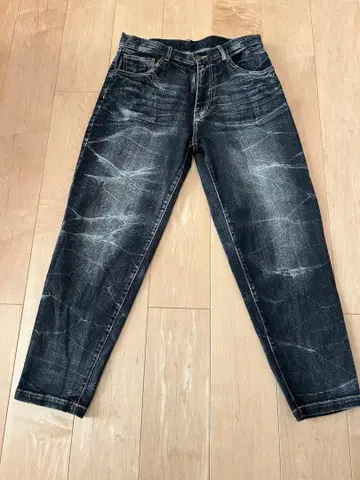 LEFLAH 데미지 가공 데님 팬츠 L