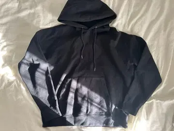 BACK NUMBER 블랙 후드 부착 후드티 L