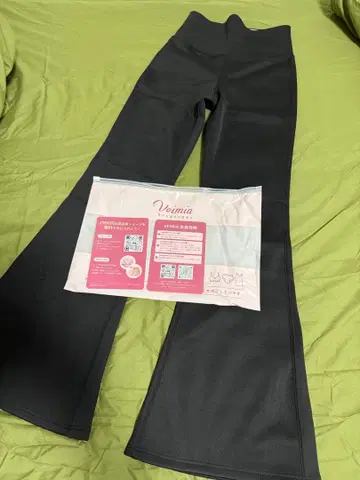 Veimia 속기모 플레어 레깅스 블랙 L