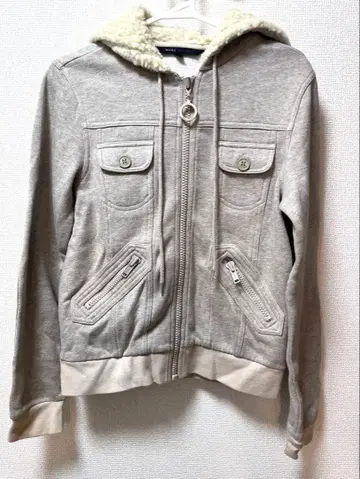 MARC JACOBS 후드 부착 그레이 자켓