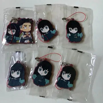 귀멸의 칼날 귀멸 캡슐 러버 마스코트 세트 토키토 무이치로