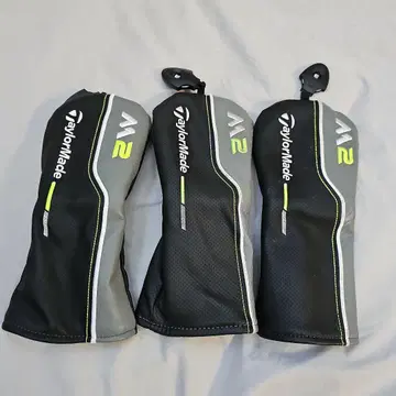 TaylorMade M2 페어웨이 우드용 골프헤드커버 3개 세트 중고품