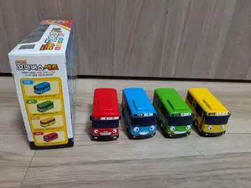 Tayo 타요버스 세트 버스 4대 (타요, 로기, 라니, 가니)