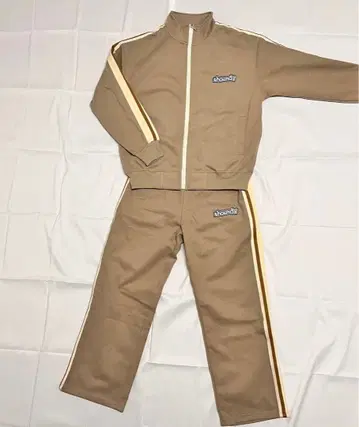 shoundy 베이지 스트라이프 저리 상하의 세트