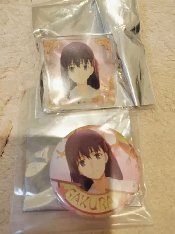 Fate HF 마토 사쿠라 캔 배지 아쿠바
