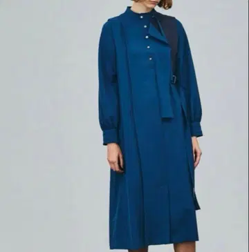 [ 새상품급 ] UNITED TOKYO 그린 랩 프론트 아지메 원피스