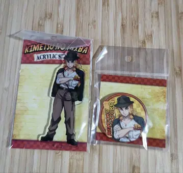 귀멸의 칼날 렌고쿠 쿄쥬로 선샤인 시티 아크릴 스탠드 재활용 캔 배지