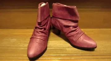 [ 택 포함 새상품 ] 천연 가죽 숏부츠 23.5