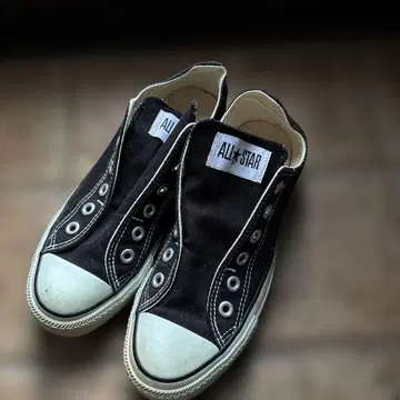 ALL STAR 블랙 슬립온 스니커즈 24cm