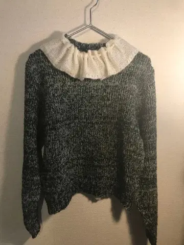 도미엘 니트 & 니트 탈착식 옷깃 세트