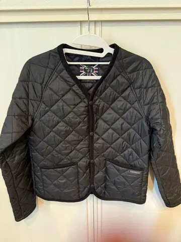 컨디션 최상 LAVENHAM 노카라 퀼팅 자켓