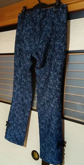 새상품급 속기모 L 사이즈 트위드풍 스트레치 팬츠 갤러리 비스콘티