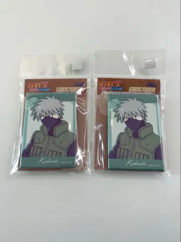 NARUTO 아트 캔뱃지 카카시 2개 세트