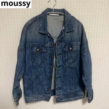 마우지 moussy 빈티지 데님 자켓 루즈핏 오버 사이즈