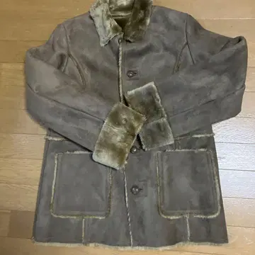 브라운 폴리에스테르 자켓 M 사이즈